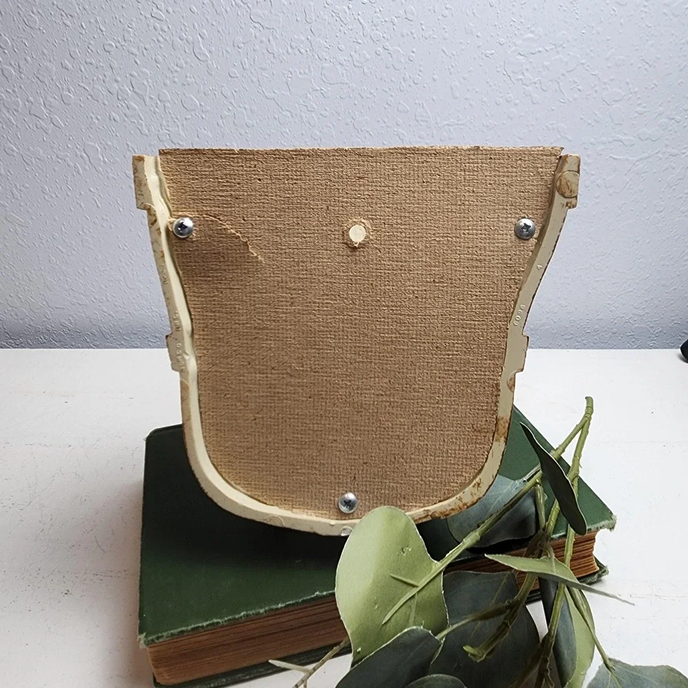 Vintage HOMCO Plastic Planter, Designed like a hanging Crate, Singular‎ Piece